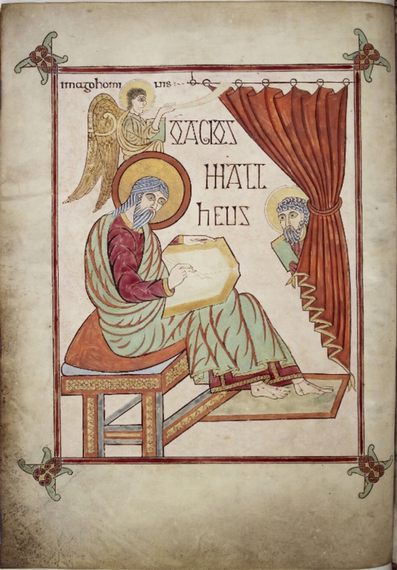 San Matteo in Lindisfarne Gospels